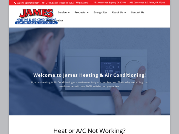 James Heating & Air Conditioning