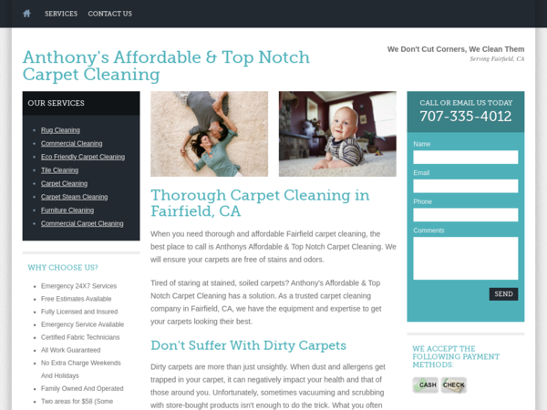 Anthony's Affordable & Top Notch Carpet Cleaning
