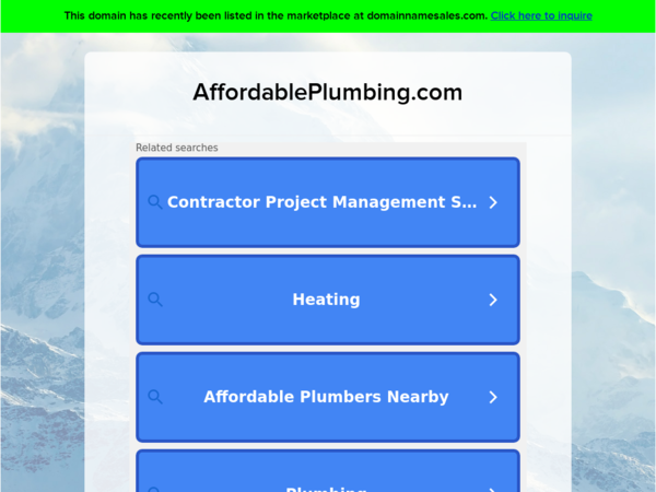 Affordable Plumbing