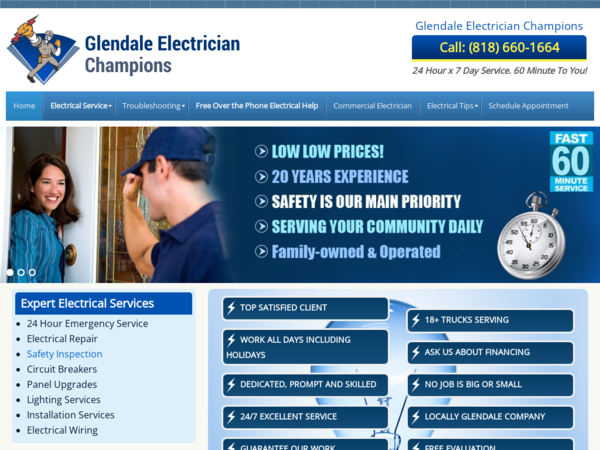 Glendale Electrician Champions