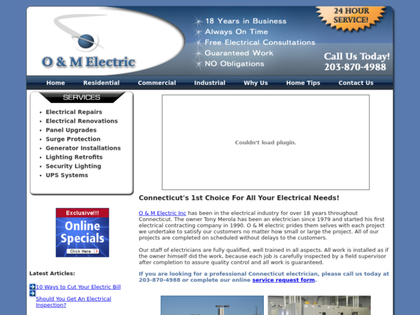 O & M Electric Inc