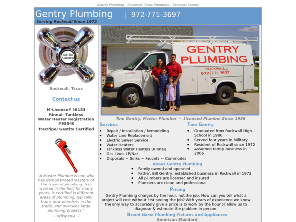 Gentry Plumbing