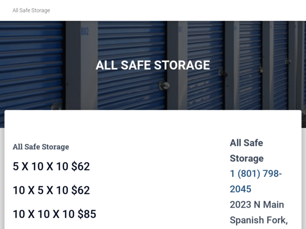 All Safe Storage