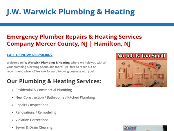 J.W. Warwick Plumbing & Heating