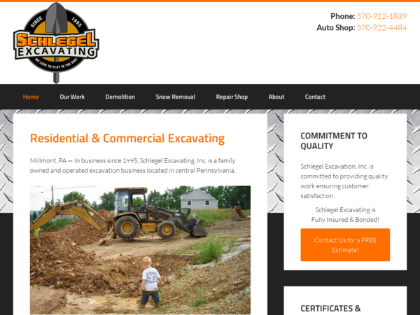 Schlegel Excavating Inc