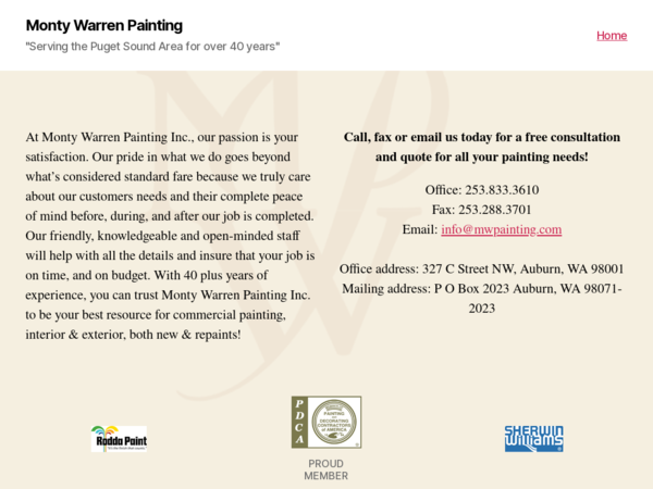 Monty Warren Painting Inc