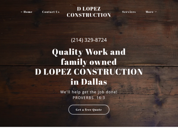 D Lopez Construction