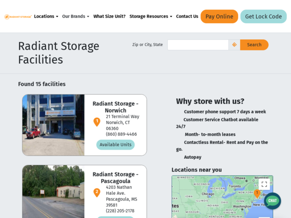 Radiant Storage Galveston