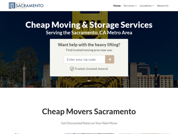 Cheap Sacramento Movers