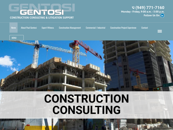 Gentosi Construction Consulting & Litigation Support