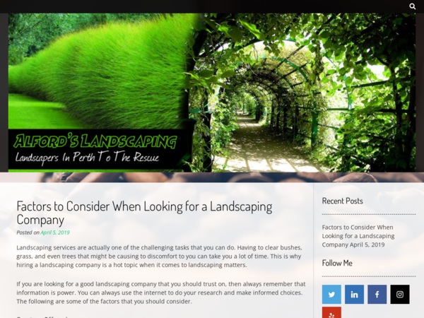 Alfords Landscaping