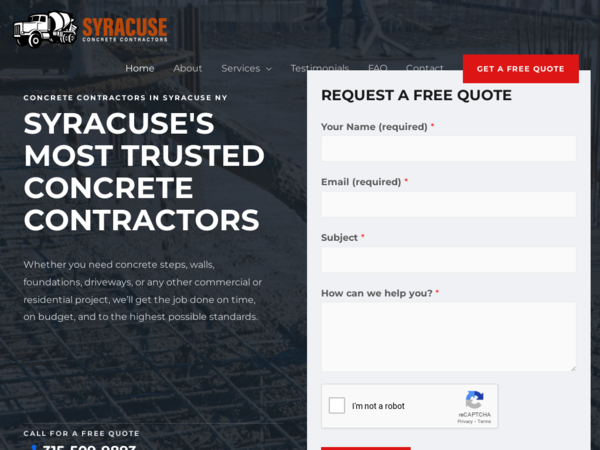 Concrete Contractors Syracuse