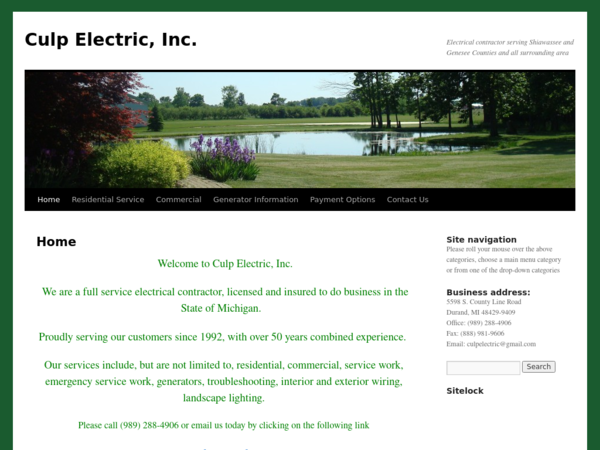 Culp Electric Inc