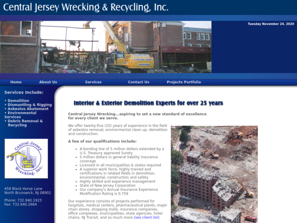 Central Jersey Wrecking & Recycling