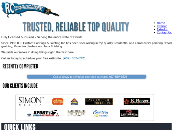 R.C. Custom Coatings & Painting Inc