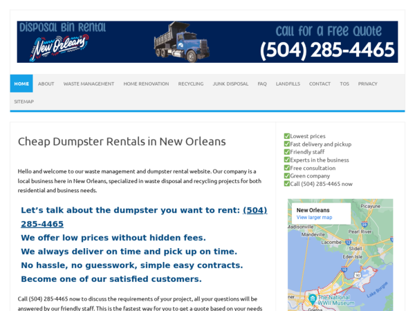 Disposal Bin Rental