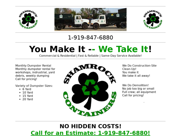 Shamrock Containers