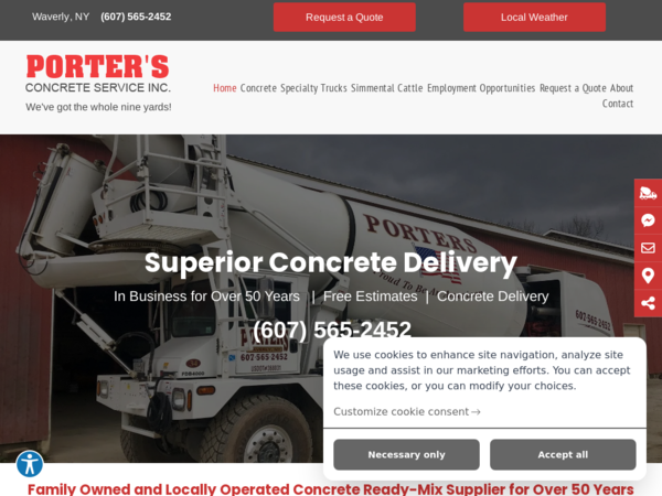 Porter's Concrete Service